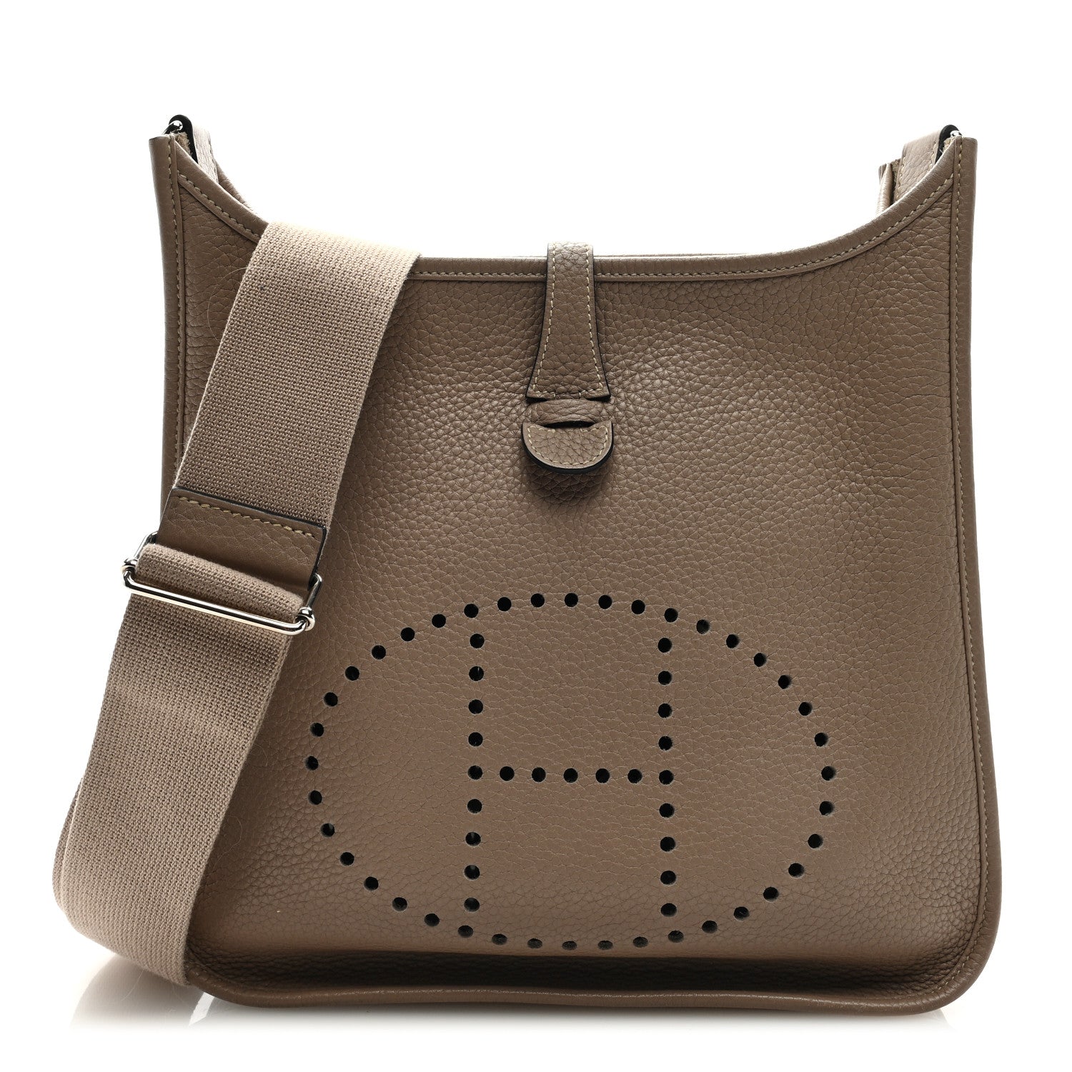 Hermes Taurillon Clemence Evelyne III PM Gris Tourterelle 1 of 8