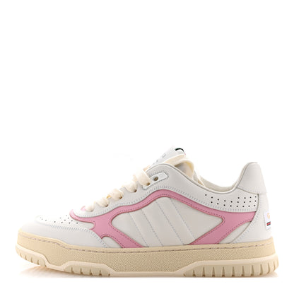 Gucci Calfskin Womens Re-Web Sneakers 38.5 White Pink 1 of 10