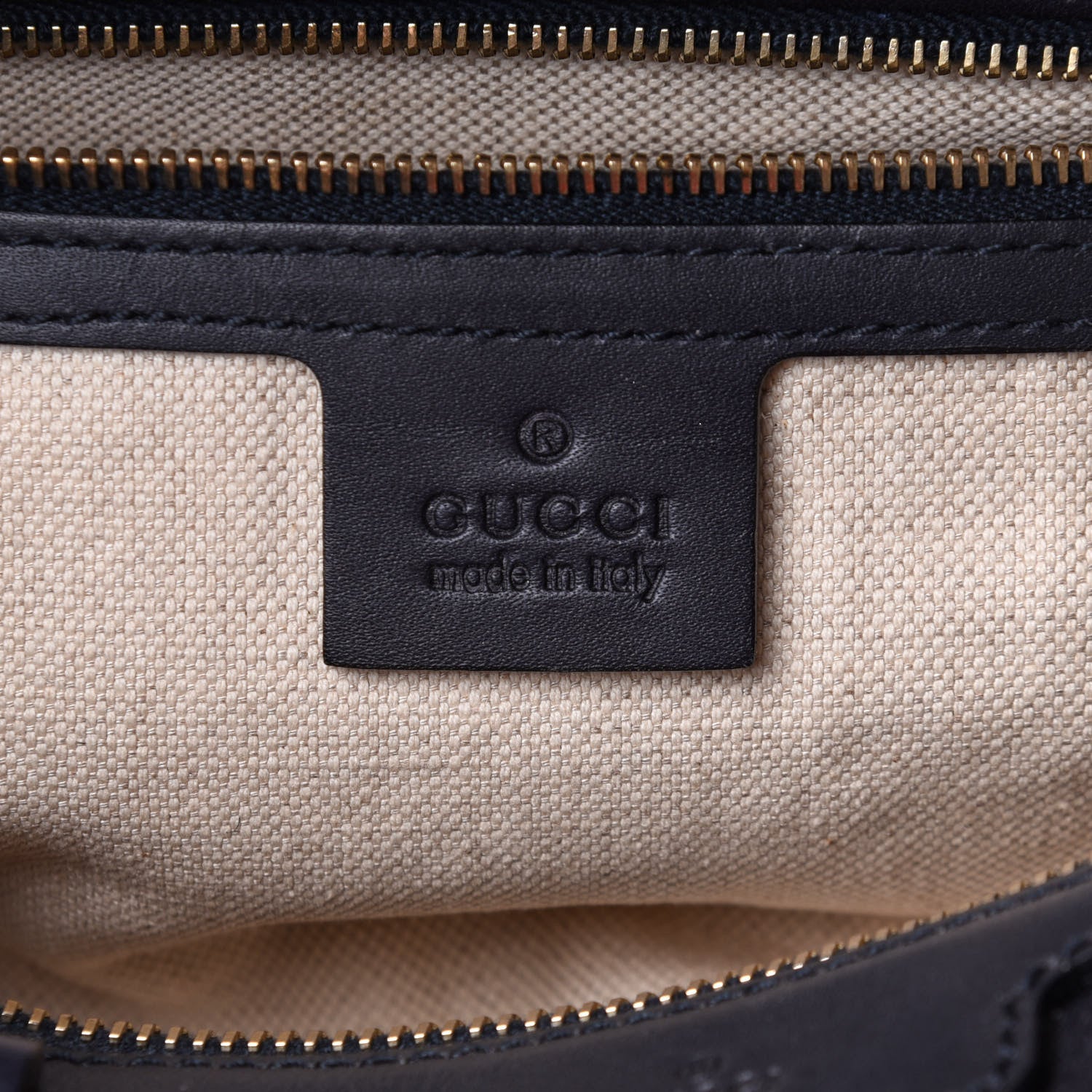 Gucci Monogram Vintage Web Small Boston Navy 6 of 11