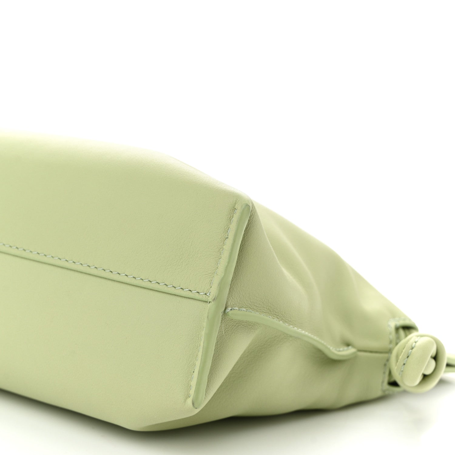 Loewe Calfskin Mini Flamenco Knot Clutch Light Pear 10 of 10
