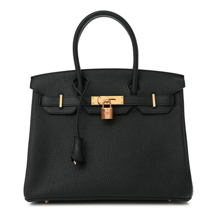 Hermes Togo Birkin 30 Black 1 of 12