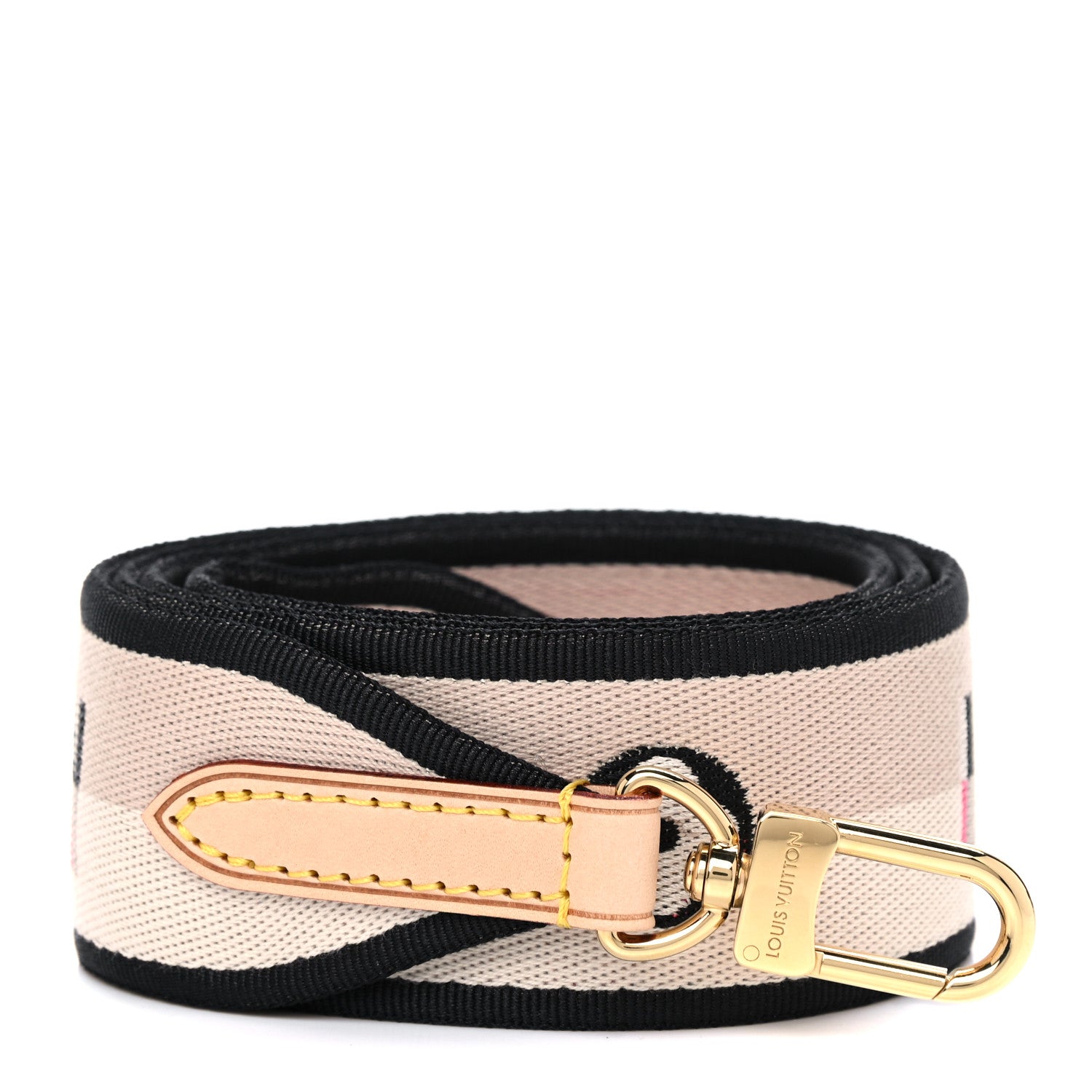 Louis Vuitton Jacquard Speedy Bandouliere 20 Shoulder Strap Black 1 of 3