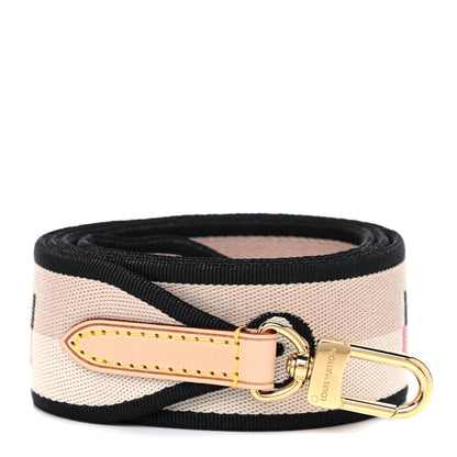 Louis Vuitton Jacquard Speedy Bandouliere 20 Shoulder Strap Black 1 of 3