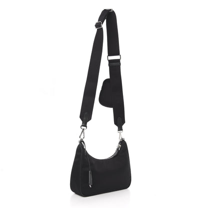 Prada Nylon Re-Edition 2005 Shoulder Bag Black 3 of 11