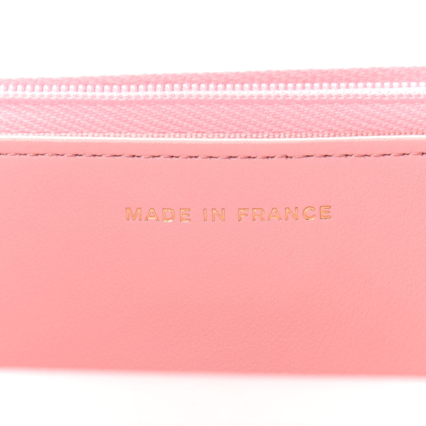 Caviar Quilted Wallet On Chain WOC Light Pink