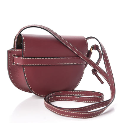 Loewe Calfskin Mini Gate Crossbody Bag Wine 3 of 9