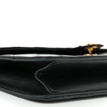 Chanel Lambskin Quilted Medium Single Flap Black 11 of 14