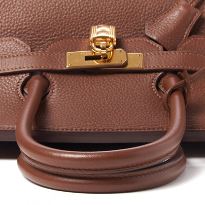 Hermes Taurillon Clemence Birkin 35 Marron D'Inde 13 of 33