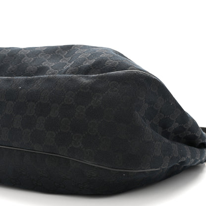 Gucci Monogram Medium Sukey Hobo Black 10 of 11