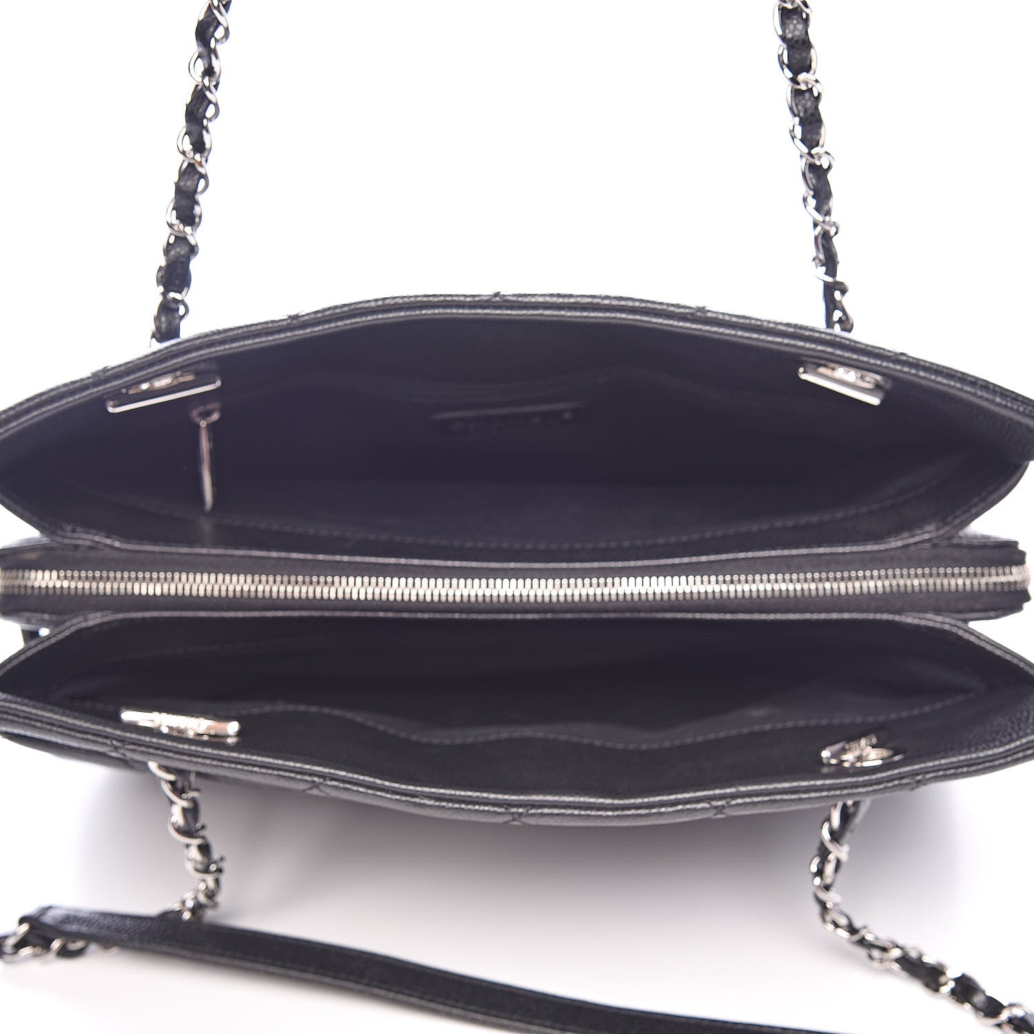 Chanel Caviar Quilted CC Timeless Soft Tote Black 5 of 10