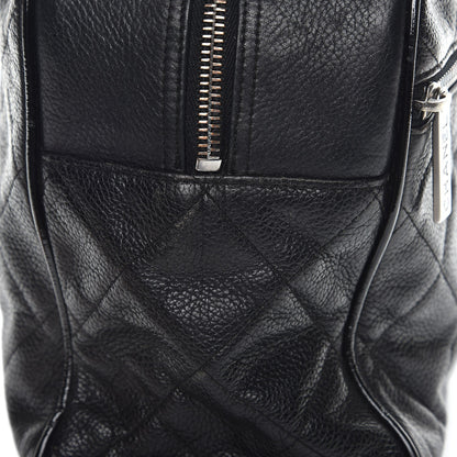 Chanel Caviar Patent Quilted Large Bowler Black 15 of 15