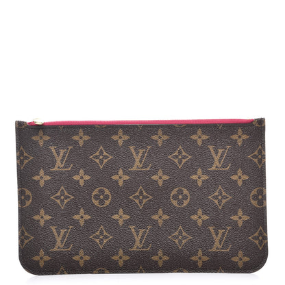 Louis Vuitton Monogram Neverfull MM GM Pochette Pivoine 1 of 8