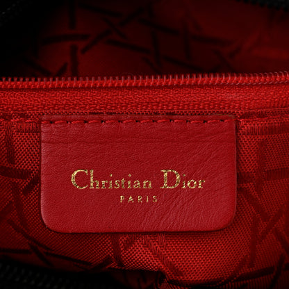 Christian Dior Nylon Cannage Large Lady Dior Black 6 of 10