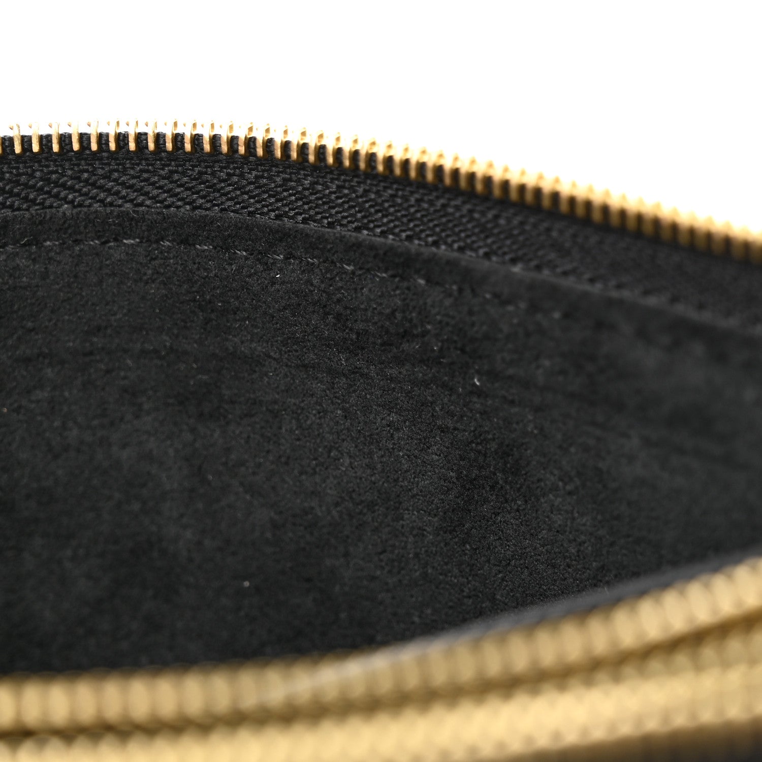 Louis Vuitton Empreinte Monogram Giant Double Zip Pochette Black Cream 11 of 15