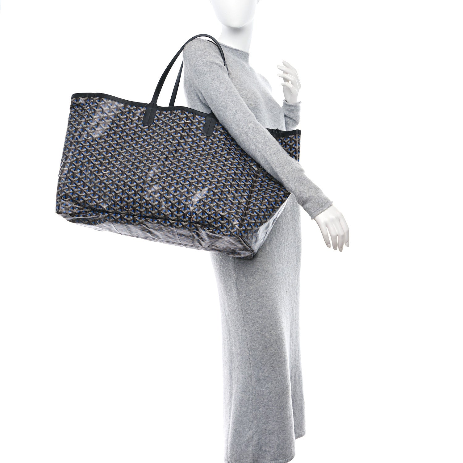 Goyard Goyardine Reversible Roseline Black Sky Blue 2 of 16