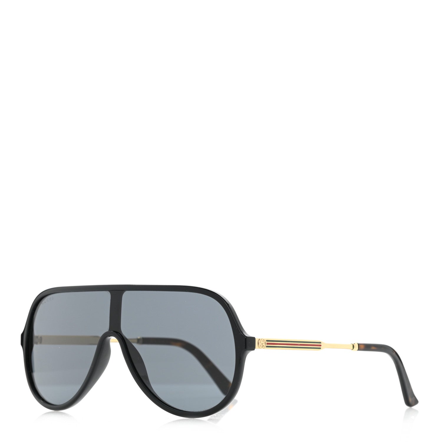 Gucci Acetate Aviator Sunglasses GG0199S Black 1 of 8