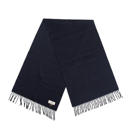 Hermes Cashmere Recto Verso Muffler Bleu Marine 2 of 3