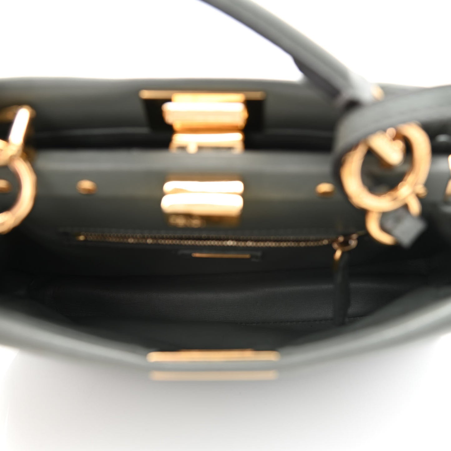 Nappa Mini Peekaboo Iconic Satchel Fumo