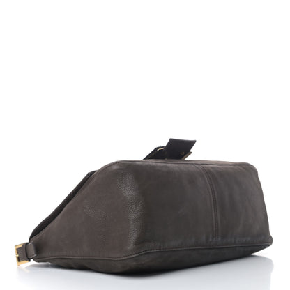 Fendi Vitello Savana Big Forever Mama Baguette Dark Brown 3 of 5