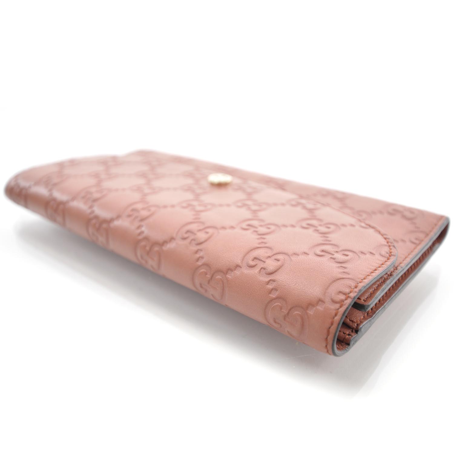 Gucci Guccissima Continental Wallet Rose 4 of 8