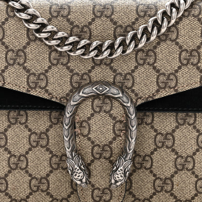 Gucci GG Supreme Monogram Mini Dionysus Shoulder Bag Black 10 of 13