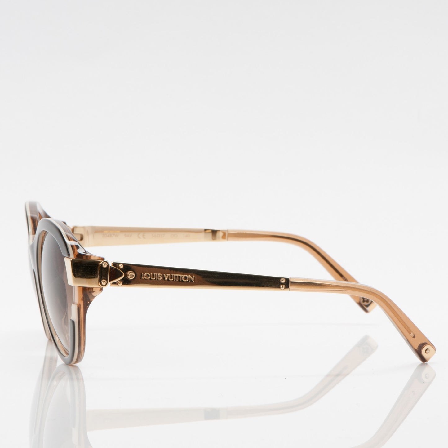 Petit Soupcon Cat Eye Sunglasses Z0487W Brown