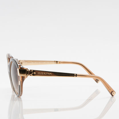 Louis Vuitton Petit Soupcon Cat Eye Sunglasses Z0487W Brown 3 of 6