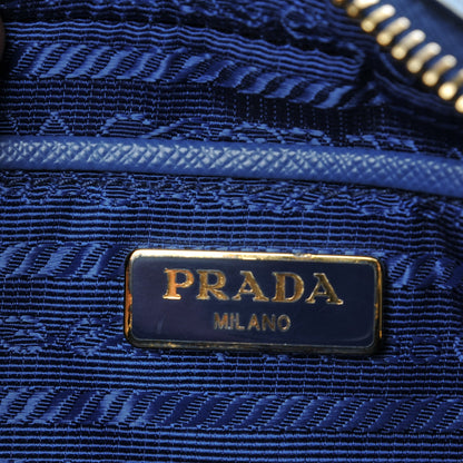 Prada Saffiano Mini Camera Crossbody Azzurro 7 of 8