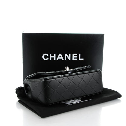 Chanel Lambskin Quilted Mini Rectangular Flap Black 4 of 8