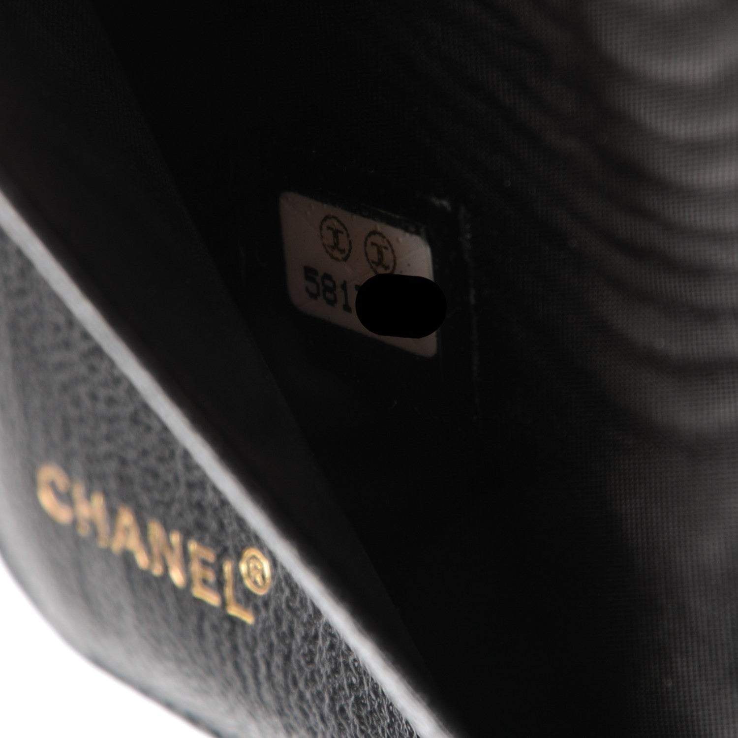 Chanel Goatskin Small Ring Agenda Planner Black 8 of 8