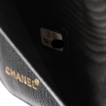 Chanel Goatskin Small Ring Agenda Planner Black 8 of 8