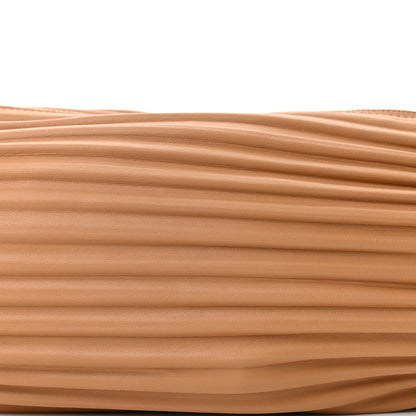 Loewe Lambskin Pleated Bracelet Pouch Shoulder Bag Warm Desert 9 of 10