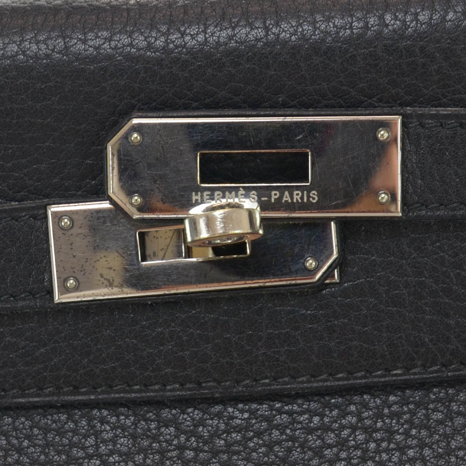 Hermes Fjord Kelly Ado GM Backpack Bag Black 5 of 9