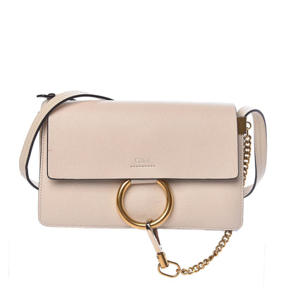 Chloe Goatskin Small Faye Shoulder Bag Tan 1 of 12