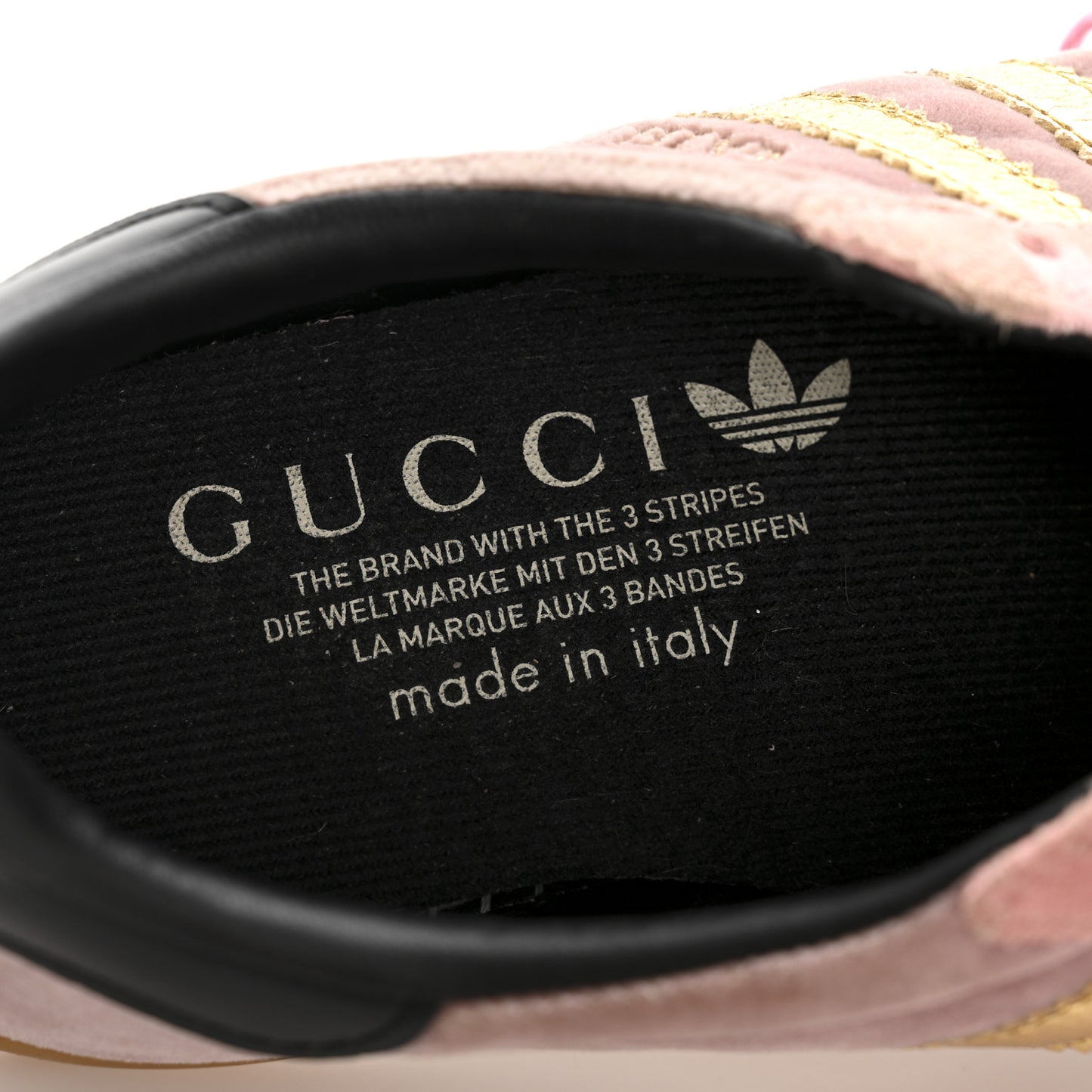 X ADIDAS Softy Velvet Suede Madeira Demetra Womens Gazelle Sneakers 4.5 Pink Gold