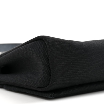 Hermes Military Toile Vache Hunter Herbag Zip Retourne 20 Black 10 of 11