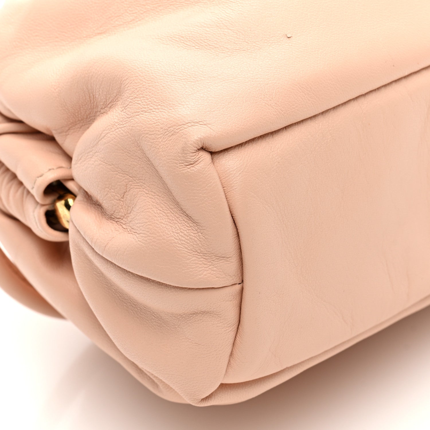 Mansur Gavriel Lambskin Cloud Mini Clutch Dahlia 8 of 9