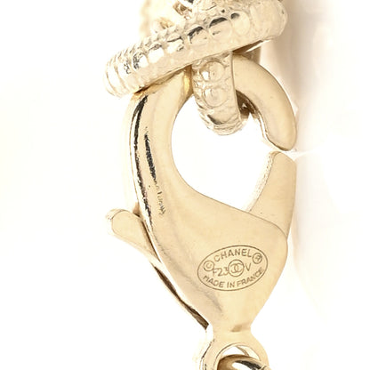 Chanel Pearl CC 100th Anniversary Necklace Light Gold 4 of 7