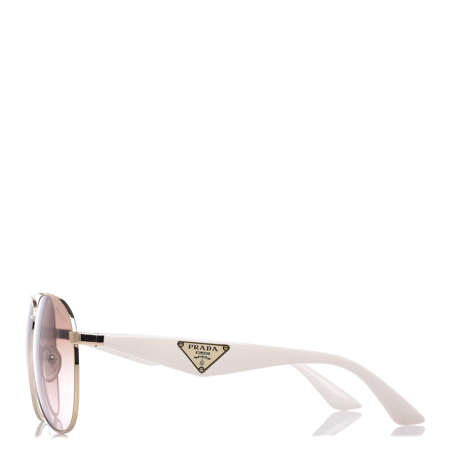 Prada Aviator Sunglasses SPR 53Q White 3 of 8