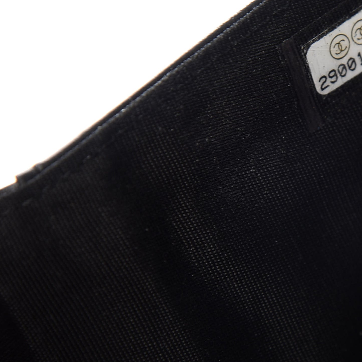 Caviar Quilted Compact Boy Wallet Black