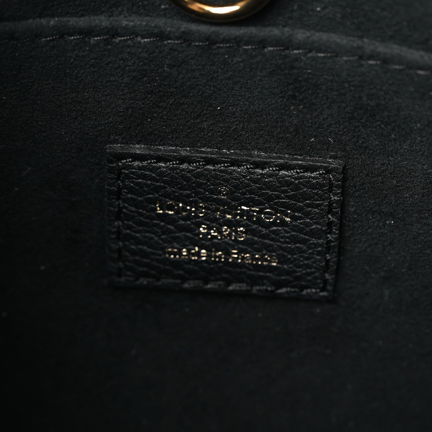 Louis Vuitton Calfskin Lock & Go Tote Black 6 of 9