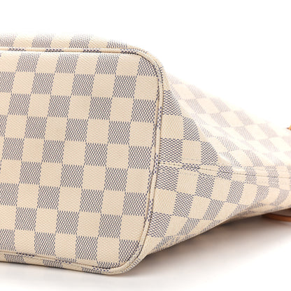 Louis Vuitton Damier Azur Neo Neverfull MM Rose Ballerine 7 of 10