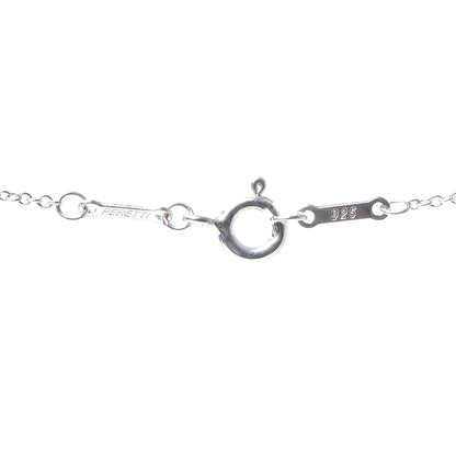 Tiffany Sterling Silver 14mm Elsa Peretti Open Heart Pendant Necklace 5 of 6