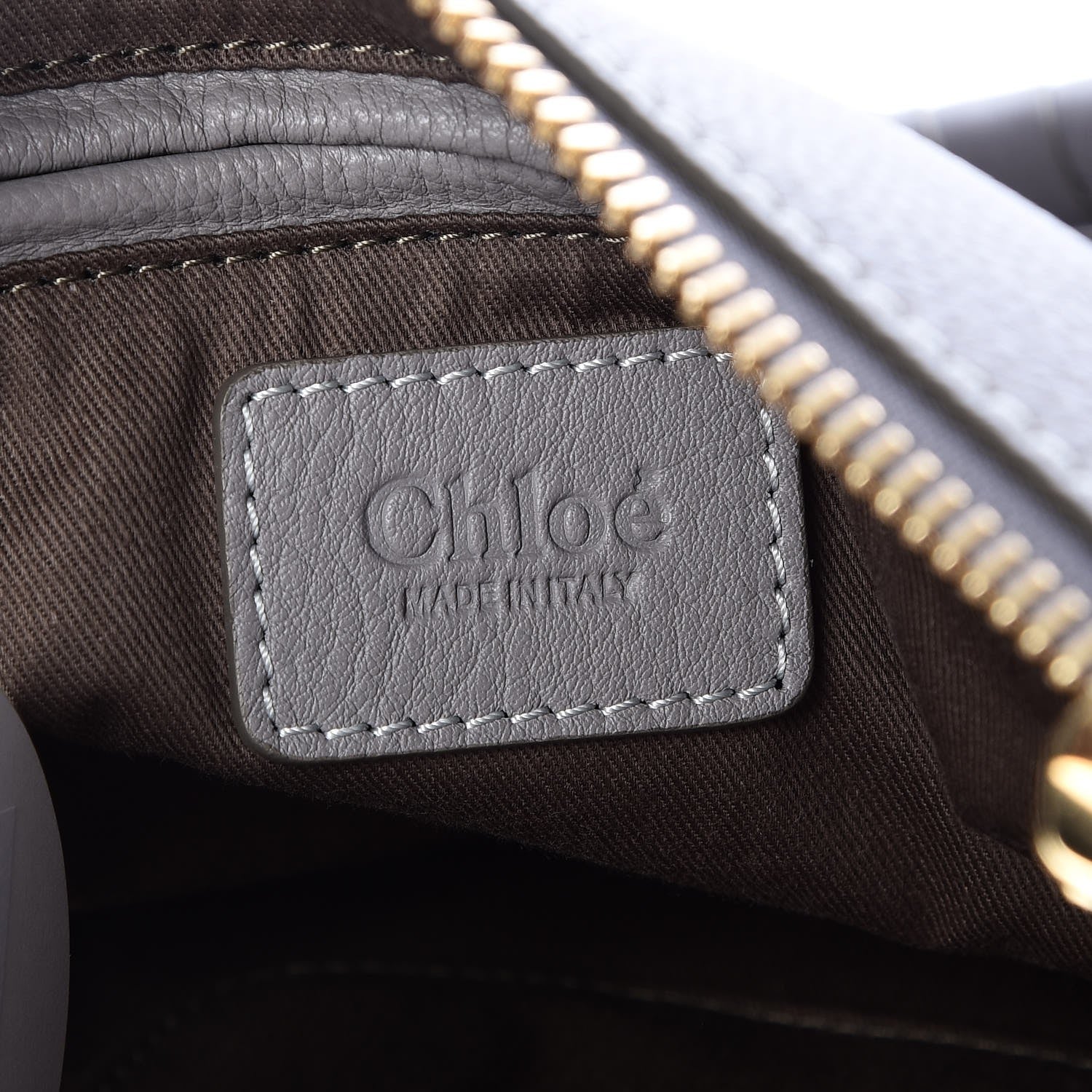 Chloe Calfskin Medium Marcie Satchel Cashmere Grey 7 of 12