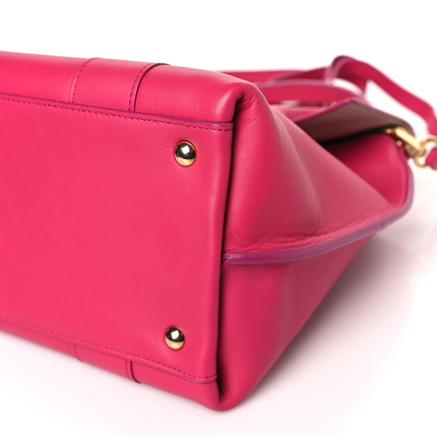 Calfskin Large Sookie Satchel Agata Rosa