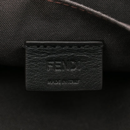 Fendi Vitello Soft F is Fendi Bi-Color FF 1974 Embossed Envelope Wallet On Chain with Pouches Maya Black 7 of 12