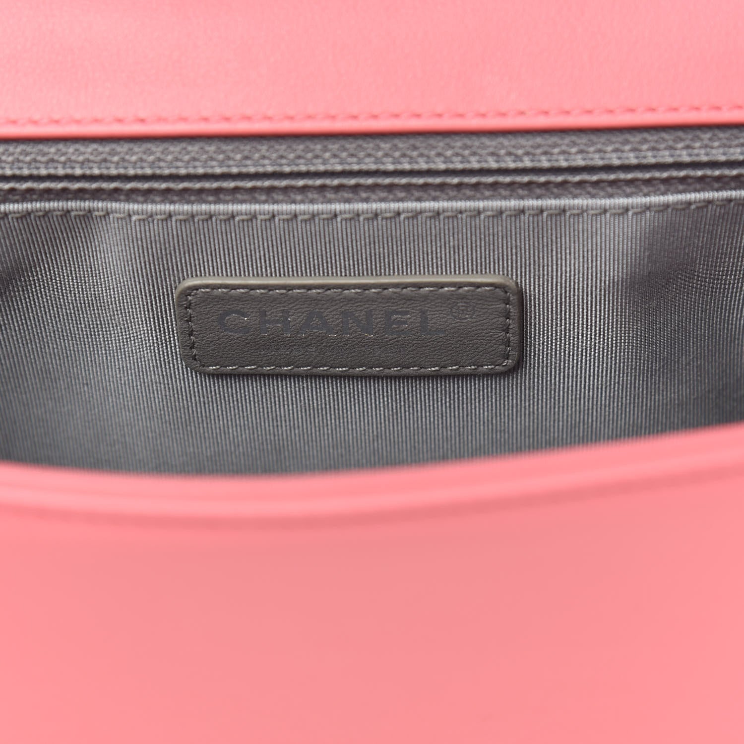 Chanel Lambskin Chevron Quilted New Medium Boy Flap Pink 6 of 12