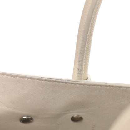Saint Laurent Grained Calfskin Baby Sac De Jour White 5 of 28