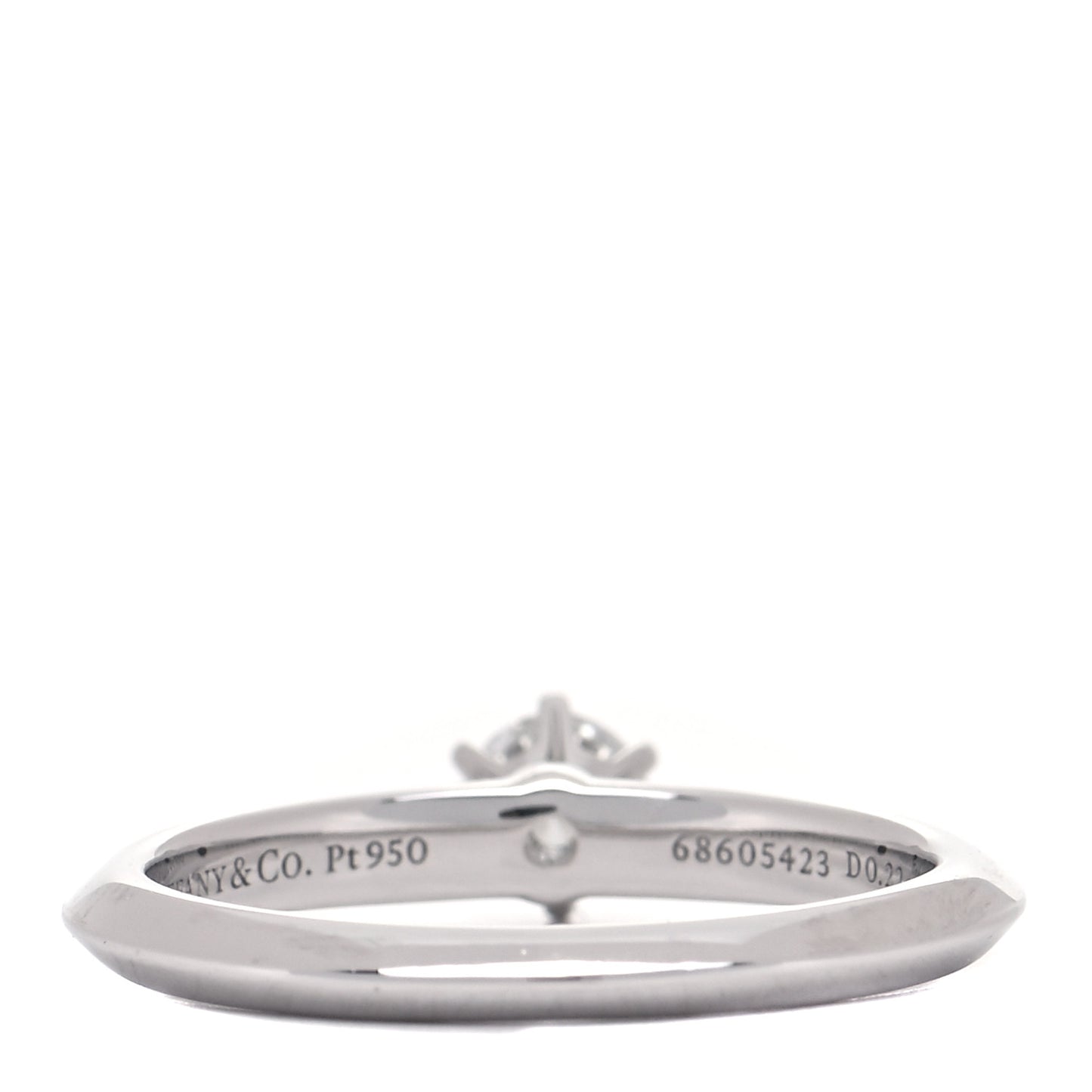 Platinum Diamond .22ct Solitaire Engagement Ring 49 5