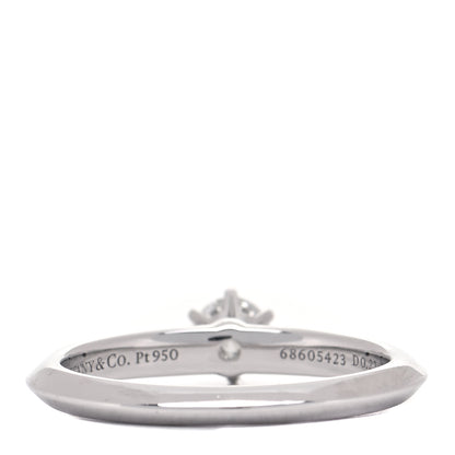 Tiffany Platinum Diamond .22ct Solitaire Engagement Ring 49 5 3 of 7